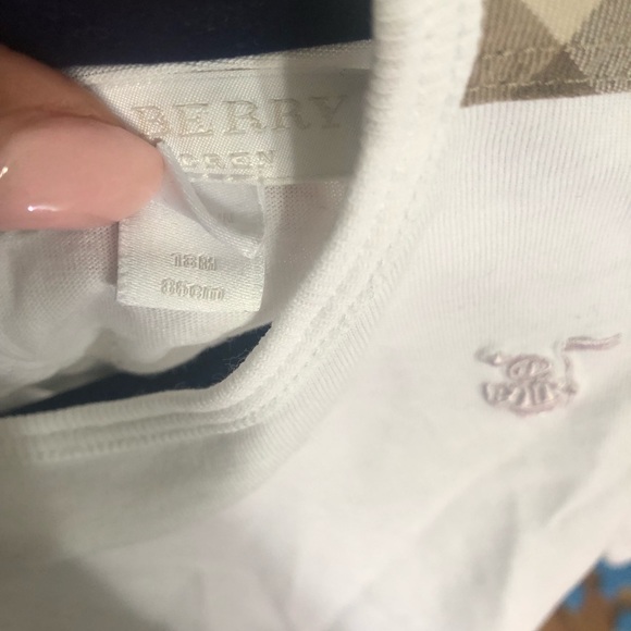 Burberry Baby White long sleeve shirt - Picture 5 of 7
